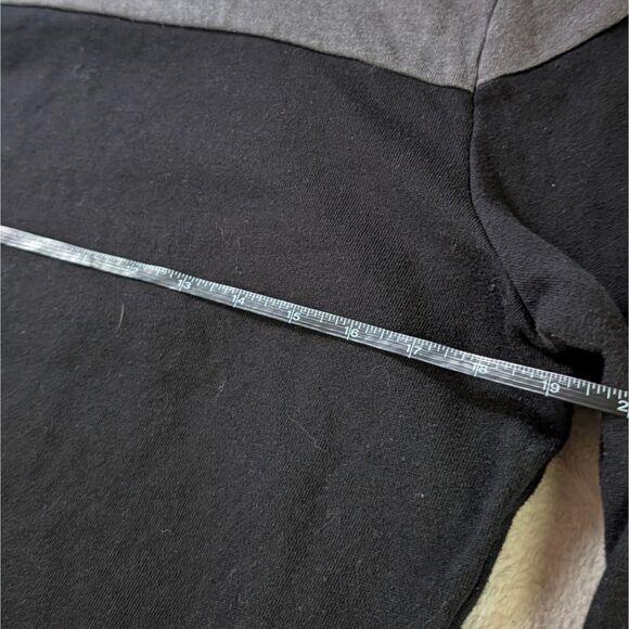 Harley Davidson Quarter Zip Sweatshirt Women's Medium/Large Black Gray Logo - Picture 8 of 9